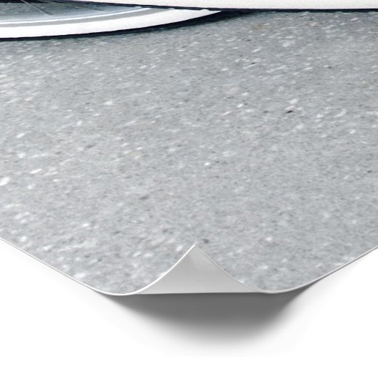 Gele fietsen poster (Hoek)