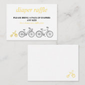 Gele Fietsluier Raffle Informatiekaartje (Voorkant / Achterkant)