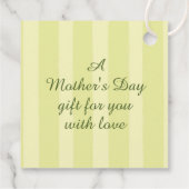 Gele fijne was bedankjes labels (Achterkant)