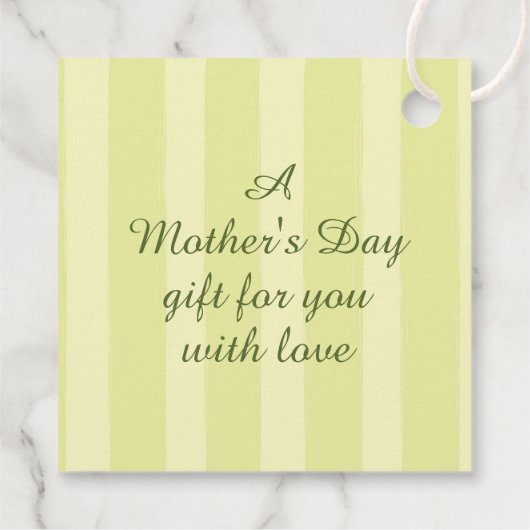 Gele fijne was bedankjes labels (Achterkant)