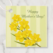 Gele fijne was bedankjes labels (Voorkant)