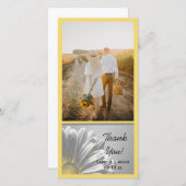 Gele finale hoogtepunten Weddenschap Hartelijk dan Bedankkaart (Voorkant / Achterkant)