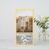 Gele finale hoogtepunten Weddenschap Hartelijk dan Bedankkaart (Staand voorkant)