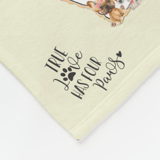 Gele fleece deken, groot 60" x 80" (Hoek)