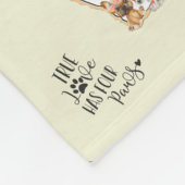 Gele fleece deken, groot 60" x 80" deken (Hoek)