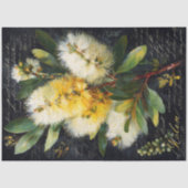 Gele flesborstelbloem Decoupage Tissuepapier (Voorkant)