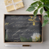 gele flessenborstel bloem ontkoppeling tissuepapier (Geschenk)