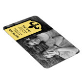 Gele Fleur De Lis Banner sparen de Magneet van de  (Rechterzijde)