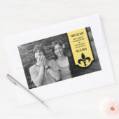 Gele Fleur De Lis Banner sparen de Stickers van de (Envelop)