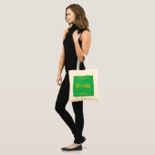 Gele Fleur De Lis Border Groene Bruidstassen Tote Bag (Voorkant (model))
