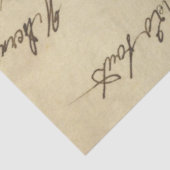 Gele Floral Butterflies Ephemera ontleedblad Tissuepapier (Detail)