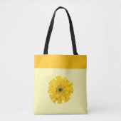 Gele Floral-Canvas tas (Voorkant)