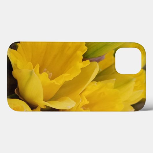 Gele Floral Daffodil Flowers Case-Mate iPhone Case (Achterkant (horizontaal))