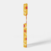 Gele Floral Ditsy iPhone Hoesje (Rechterkant)