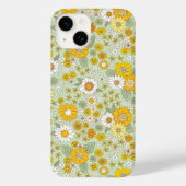 Gele Floral Garden Pattern Case-Mate iPhone Case (Achterkant)