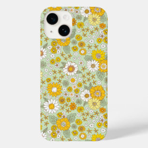 Gele Floral Garden Pattern Case-Mate iPhone 14 Hoesje