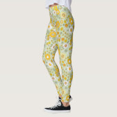 Gele Floral Garden Pattern Leggings (Links)