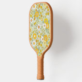 Gele Floral Garden Pattern Pickleball Paddle (Links)