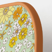 Gele Floral Garden Pattern Pickleball Paddle (Links Detail)