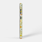 Gele Floral Garden Pattern Samsung Galaxy Hoesje (Rechterkant)