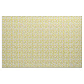 Gele Floral Garden Pattern Stof (Yard (91,4 cm))