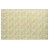 Gele Floral Garden Pattern Stof (Fat Quarter)