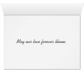 Gele Floral hoogtepunten op onze huwelijksdag (Binenzijde Horizontaal (Onderkant))