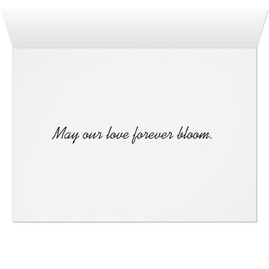 Gele Floral hoogtepunten op onze huwelijksdag (Binenzijde Horizontaal (Onderkant))