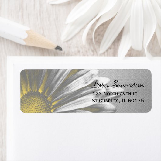 Gele Florentijnse hoogtepunten Terug Adres Etiket (Insitu)