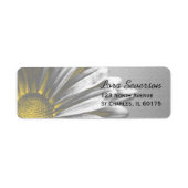 Gele Florentijnse hoogtepunten Terug Adres Etiket (Voorkant)