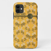 Gele Flower Design iPhone Case (Achterkant)