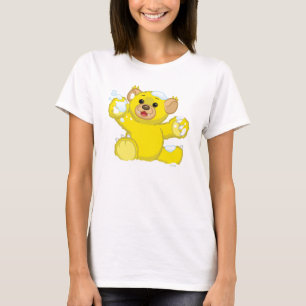 Gele fluffy Cub T-shirt