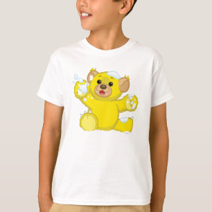 Gele fluffy Cub T-shirt