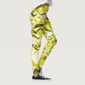 Gele Folie Leggings (Rechts)