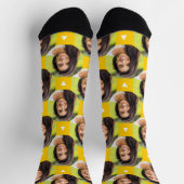 Gele foto van Vriendin voor Boyvriend Fun Sokken (Top)