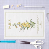 Gele Foxglove Flower  Franse ontleding Tissuepapier (Craft)