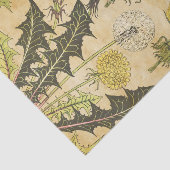 Gele  Franse ontvlechting Tissuepapier (Detail)