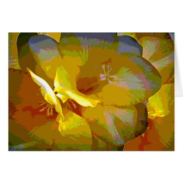 Gele Freesia Digital Manipulation (Voorkant Horizontaal)