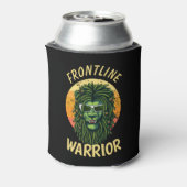 Gele Frontline Warrior Blikjeskoeler (Blikje Achterkant)