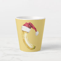 Gele Fruit Banaan Kerstman Hoed