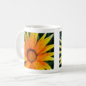 Gele gazania koffiemok (Voorkant links)