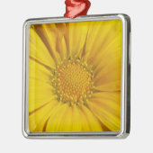 Gele Gazania Metalen Ornament (Links)