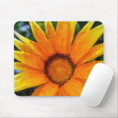 Gele gazania muismat (Met muis)