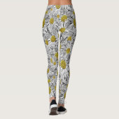 Gele gecentreerde dagen leggings (Achterkant)
