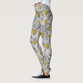 Gele gecentreerde dagen leggings (Links)