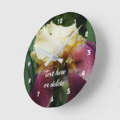 Gele gekaarde irisventilator, speciaal aangepast ronde klok (Hoek)