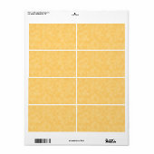 Gele gekleurde achtergrond. etiket (Full Sheet)
