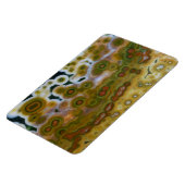 Gele gekleurde oceaan jaspis magneet (Linkerzijde)