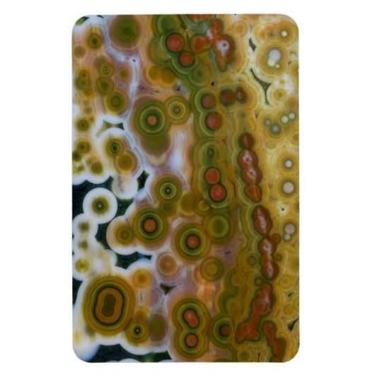 Gele gekleurde oceaan jaspis magneet (Verticaal)