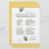 Gele Gele Bumble Bee wat in Uw Spel van de Telefoo (Voorkant / Achterkant)